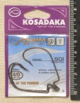 Крючки "KOSADAKA" SOI 3025 BN Size 4/0. 0,91mm.