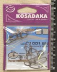 Карабинчики "KOSADAKA" 1001 BN insurance snap. Size 4.