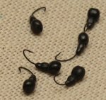 Мормышка ПИРС литая, свинец "муравья" черная 0,3 гр. 17099