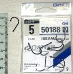 Крючки OWNER "ISEAMA" 50188 Size 8. 0,68mm.