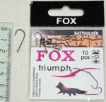 Крючки "FOX" Baitholder  Size 7