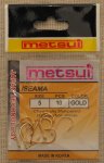 Крючки "METSUI" ISEAMA Size 5. GOLD