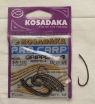 Крючки KOSADAKA PRO CARP "GRIPPER" 2222TFL-4 №4