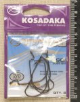Крючки "KOSADAKA" SOI 3025 BN Size 2/0. 0,85mm.