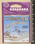 Крючки "KOSADAKA" HOSI 3063 BN Size 14. 0,40mm.