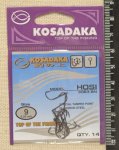 Крючки "KOSADAKA" HOSI 3063 BN Size 9. 0,50mm.