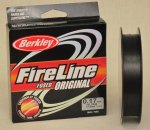 Плетеная леска "Berkley" Fireline 0,17mm. Smoke/Fumee