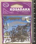 Карабинчики "KOSADAKA" 1000 BN hooked snap. Size 5.
