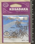 Карабинчики "KOSADAKA" 1008 BN nice snap. Size 1.