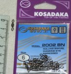 Вертлюжки двухсторонние "KOSADAKA" 2002 BN. Size 6.