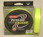 Плетеная леска Berkley "FireLine" EXCEED 0,20mm. flame green vert