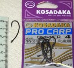Крючки KOSADAKA PRO CARP "GRIPPER" TFL-4 №4