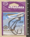 Крючки "KOSADAKA" SOI 3025 BN Size 3/0. 0,85mm.