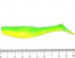 Виброхвост "FST-FISH" 100мм. (зелен.-лимон)