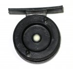 Катушка инерционная "XING" чёрная 45 мм.