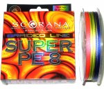 Плетёная леска SCORANA "SUPER PE8" Braided line 150м. 0,40 мм. M.