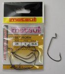 Крючки офсетные METSUI "OFFSET WORM" size 2/0