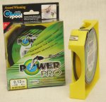 Плетеная леска "POWER PRO" 0,13mm. Hi-Vis Yellow