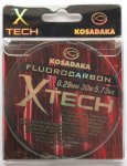 Леска флюорокарбон KOSADAKA "X-TECH" 0.29мм