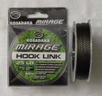 Поводковый материал KOSADAKA "Mirage" 25 LB. 25 m. Green/Black