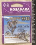 Вертлюжки с карабинчиком "KOSADAKA" 3020 BN. Size №2.