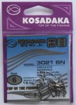 Вертлюжки с карабинчиком "KOSADAKA" 3021 BN. Size №6.